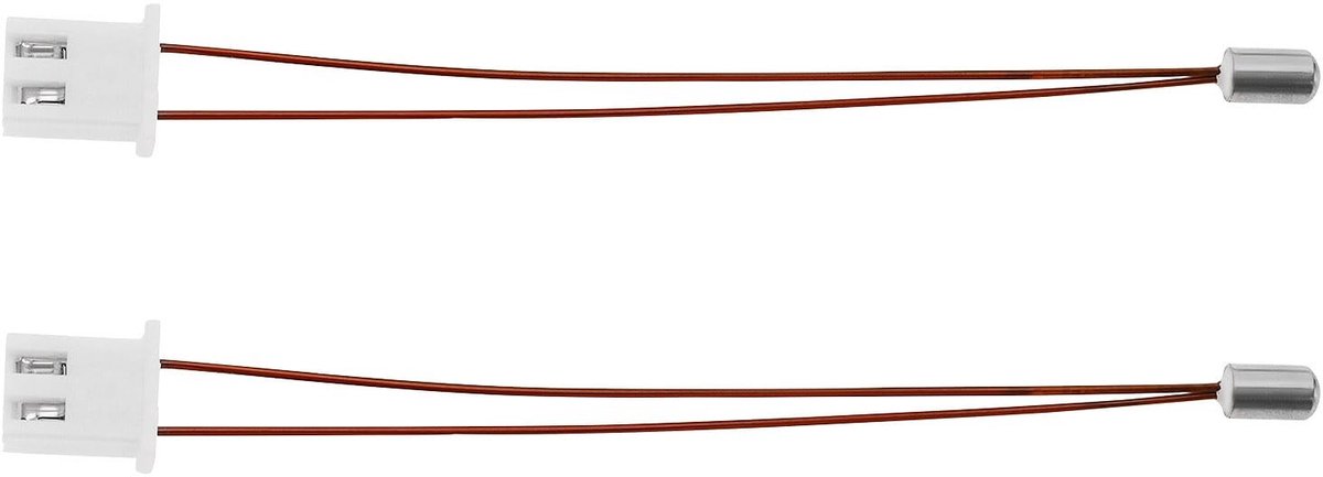 Dailygoods- Temperatuursensor Hoge Temperatuur - 2x Thermistor - XH2.54 Connector - Kabellengte 60mm - Draaddiameter 3mm - Compatibel met Artillery Sidewinder X1/Genius