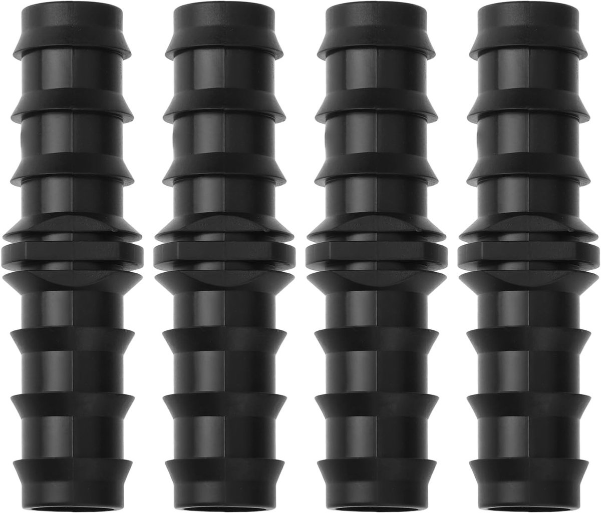 Dailygoods- Connector 20mm - Rechte Connector - PE Pijp - Luchtslang - Afdichting - Geschikt voor Irrigatie - Slangconnector