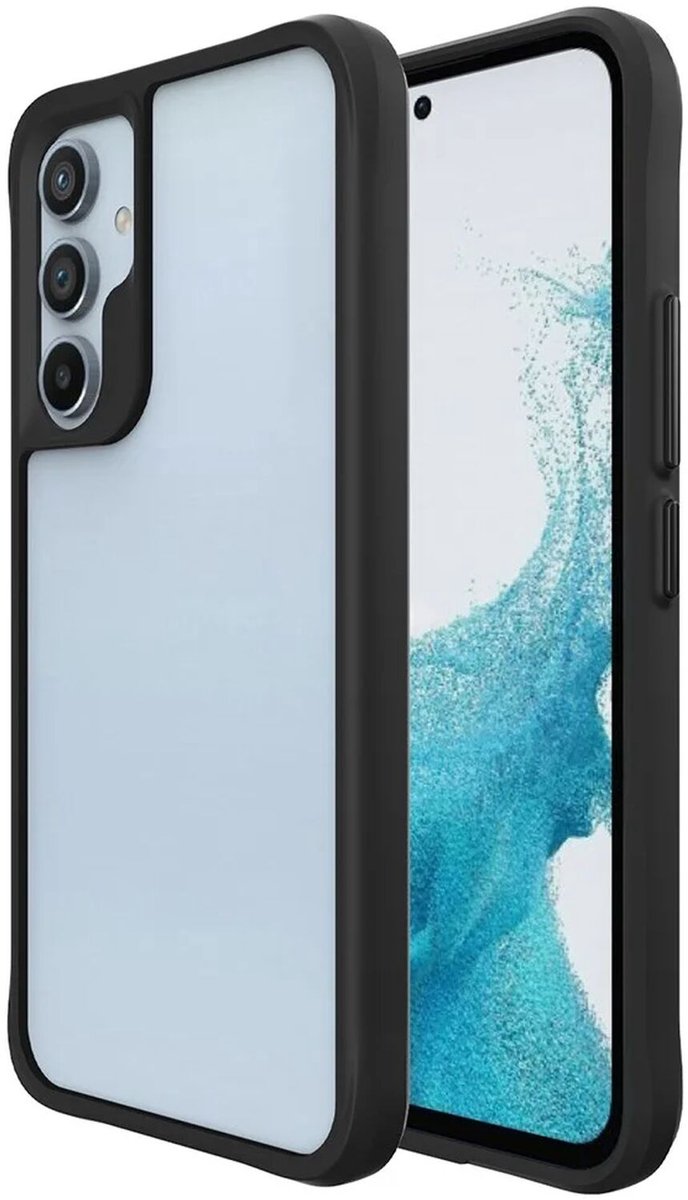 Hoesje Geschikt voor Samsung Galaxy A55 - Armor Back Cover - Zwart