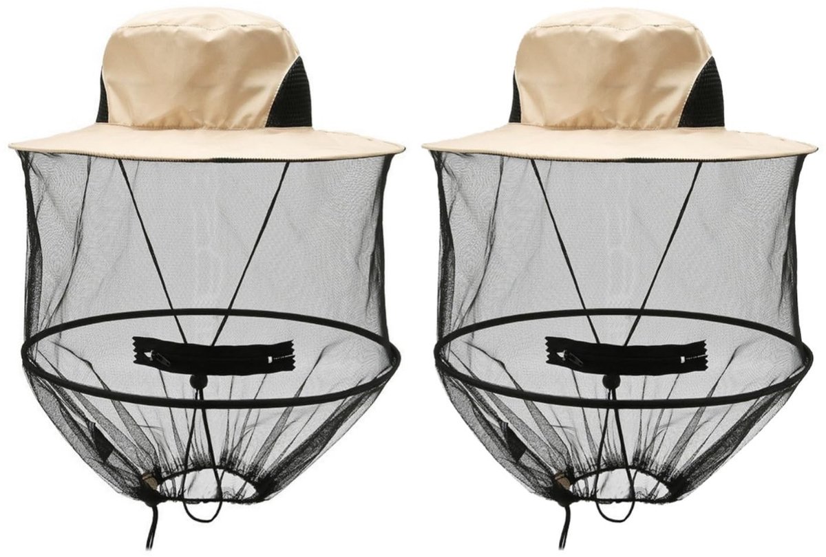 Dailygoods- Imkerhoed met UV-bescherming - Muggennet - Insectennethoed - Bescherming tegen bijen - Ademend materiaal - Comfortabel en veelzijdig