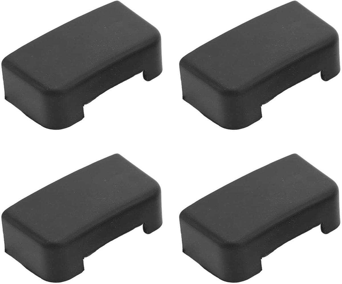 Dailygoods- Railplug Rubber Protector - 4 Stuks - Achterbank Bescherming - Vervanging 2017-2023 - Schuifrailplug - Onderste Rails Bescherming - Achterbankplug