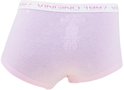 Lichtroze boxer met witte elastische band met paarse en roze 'VINGINO 1997' tekst.