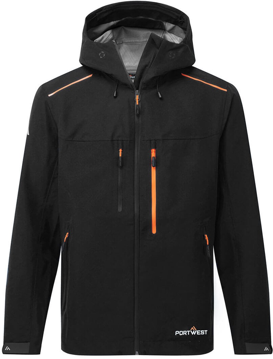 Portwest Shell Regenjas S385 Zwart