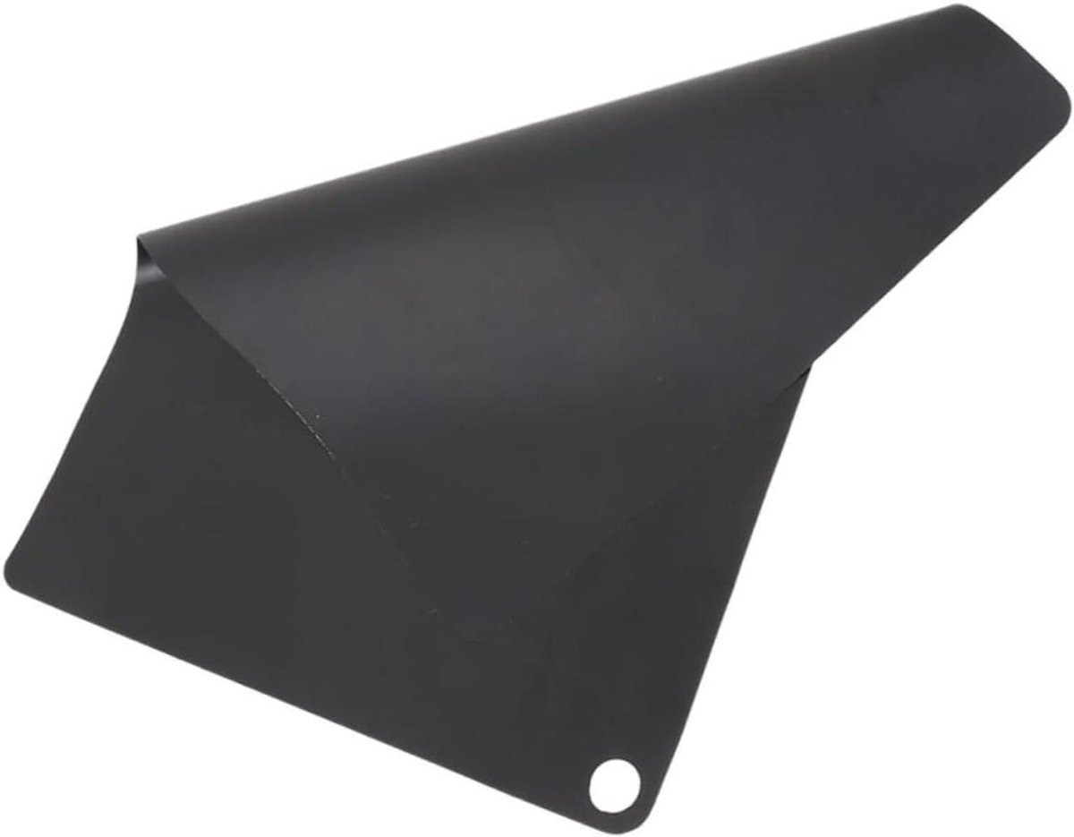 Inductiekookplaat Beschermmat - Kookplaatbeschermer Siliconenmat - Keuken Beschermen - Warmte-isolerend Slijtvast - 35 x 25 cm - Zwart