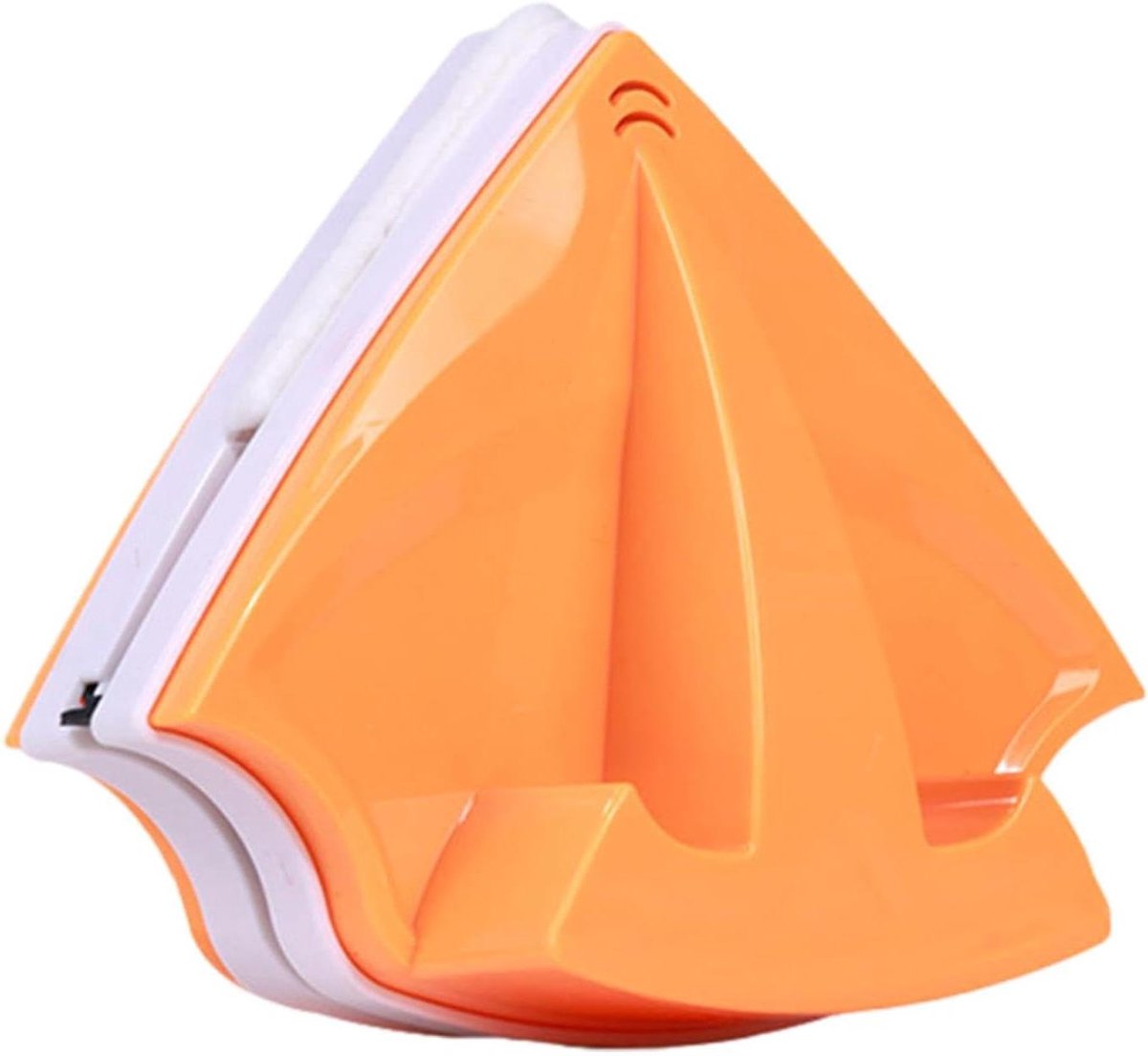 Magnetische Raamreiniger - Dubbelzijdige Glasreiniger - Ramen Schoonmaken - Reinig Beide Zijden Tegelijk - 3-12 mm Glasdikte - Oranje