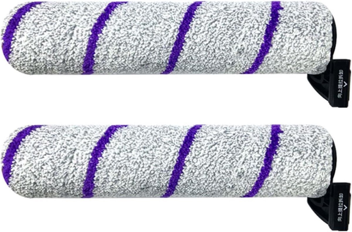 Hoofdrolborstel Kits - Reserveonderdelen Stofzuiger - Efficiënte Reiniging - Verwijdert Vuil Effectief - ca. 58 x 248 mm - Zwart