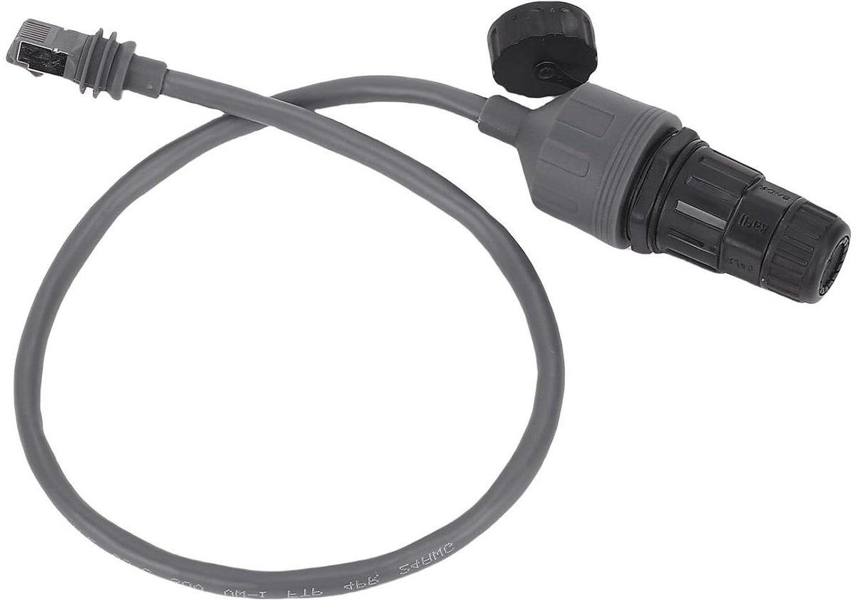 Ethernet Adapter - Netwerk Adapter - Stabiele Verbinding - Waterdicht Ontwerp - 54 cm - Zwart