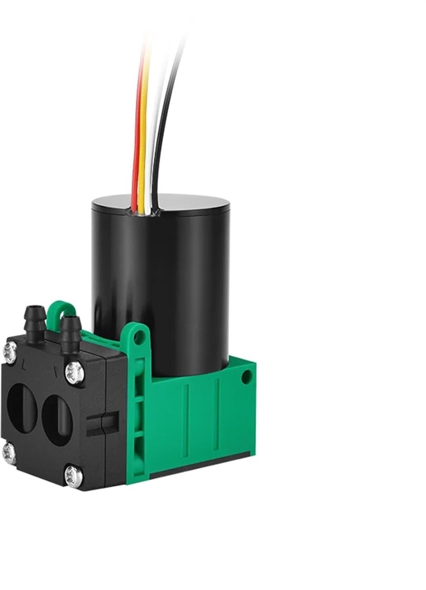 Vacuümpomp - DC pomp - Laboratorium Toepassingen - Borstelloze Motor - 2.2 LPM - Zwart