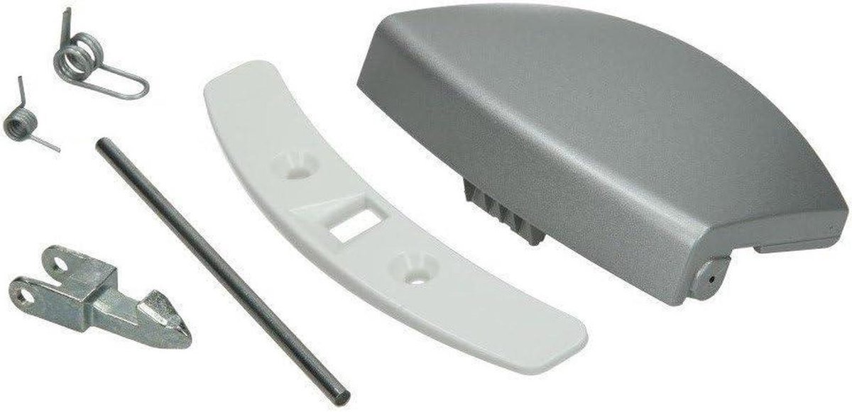 Deurklink Set - Wasdeur Handvat - Wasmachine Reparatie - Origineel Onderdeel - Standaard Maat - Wit