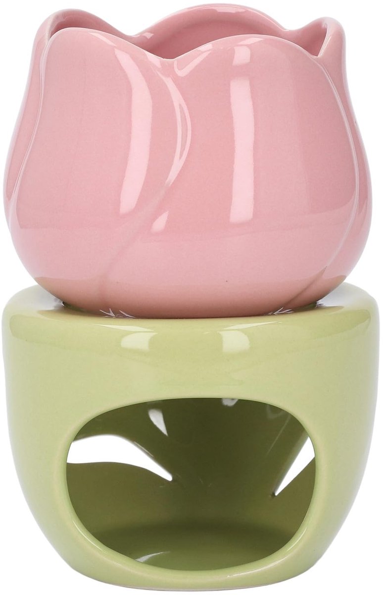 Dailygoods- Geurlamp Multifunctioneel - Aromabrander - Kaarsenhouder - Keramiek - Antislip - Compact en Draagbaar