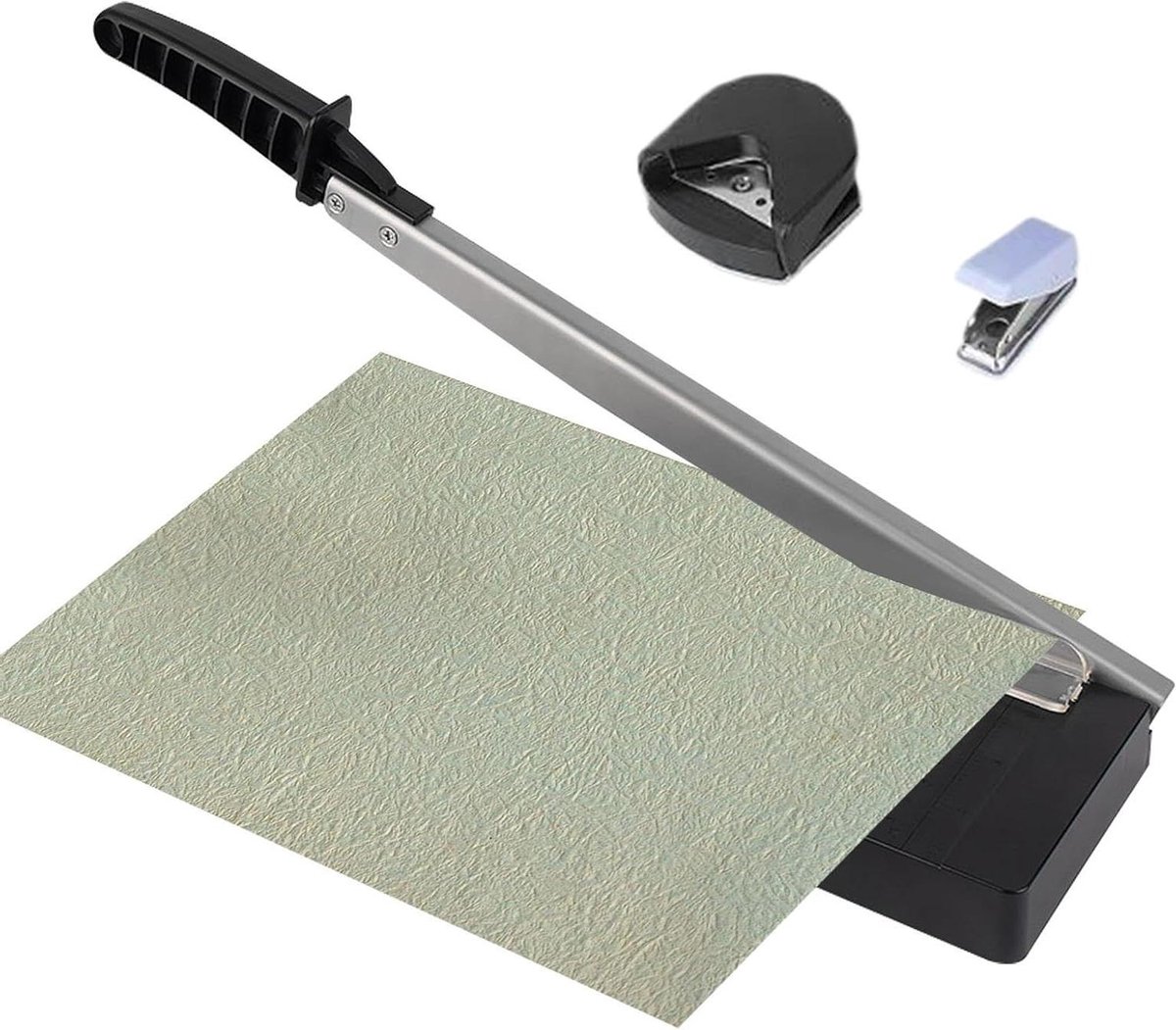 Papier Snijder - Papier Snijmachine Trimmer - Hobby Projecten - Nauwkeurige Snede - 34 cm - Veelkleurig