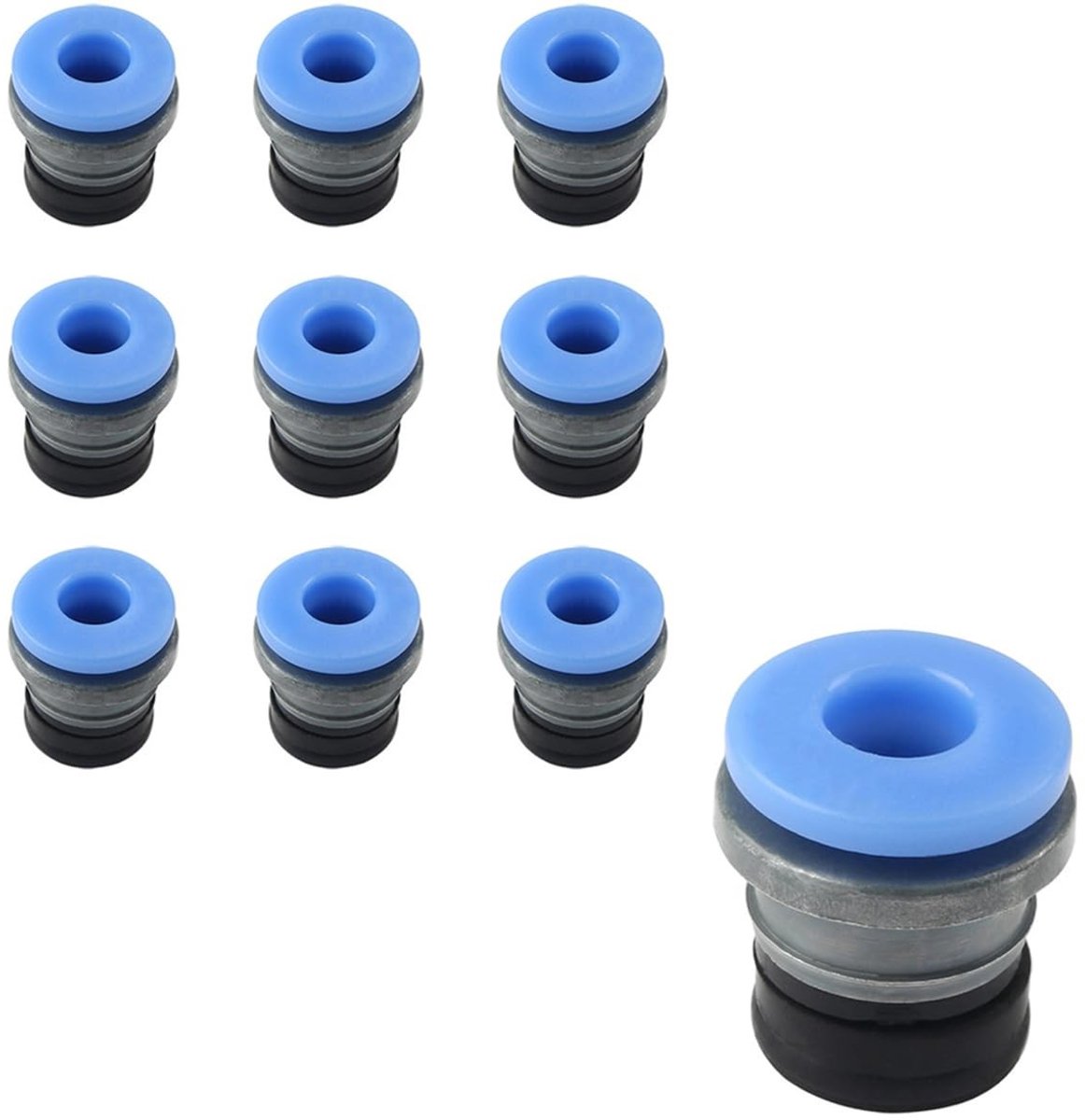 Dailygoods- Klepkoppen 10 stuks - Pneumatische Klepaansluiting - 3D-printeraccessoires - Hittebestendig PTFE - Compact Ontwerp - Duurzaam - Connectoren