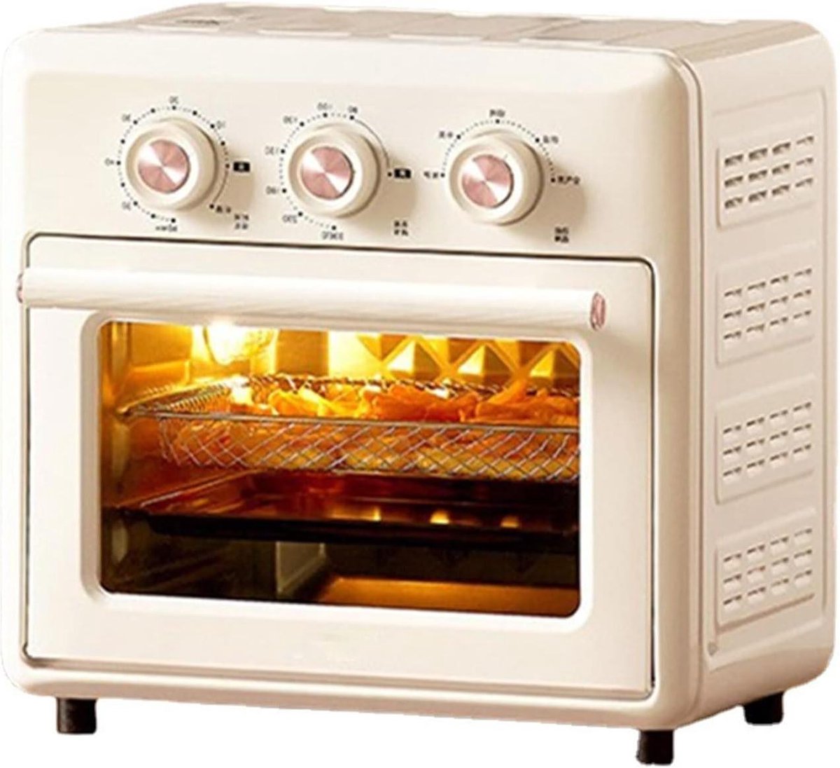Elektrische Oven - Kleine Bakmachine - Huishoudelijk Bakken - Grote Capaciteit - 15 Liter - Goud