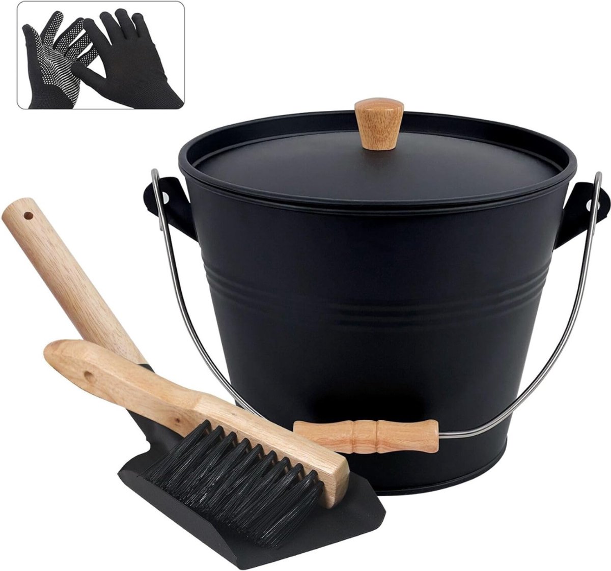 DailySupplies® Emmer Met Deksel – Asemmer – Kolenemmer