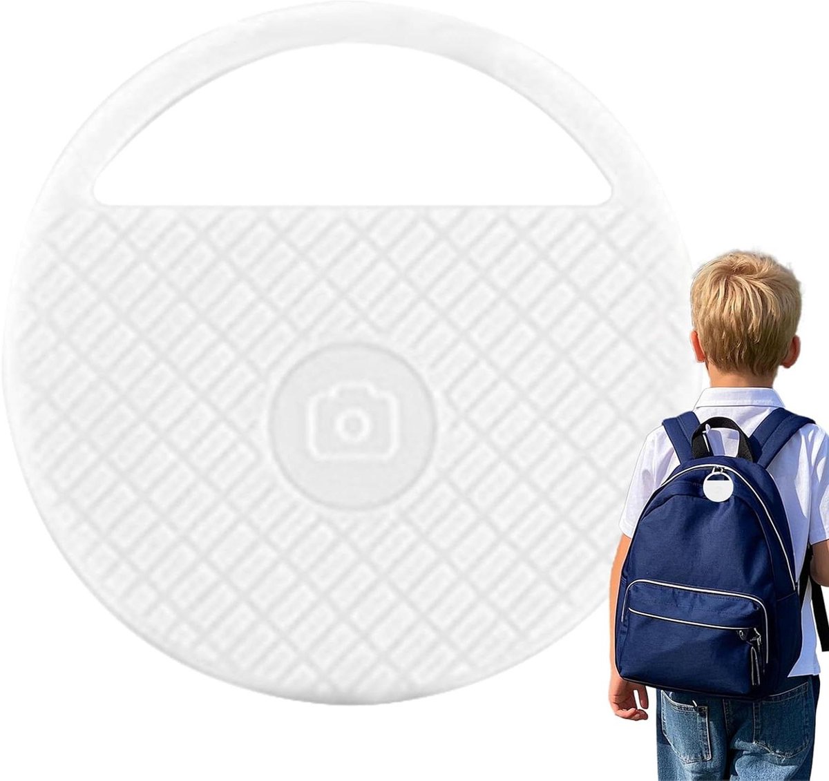 Item Locator - Bagage Tracker - Objecten Vinden - Tweeweg Alarm - 3.8 cm - Wit