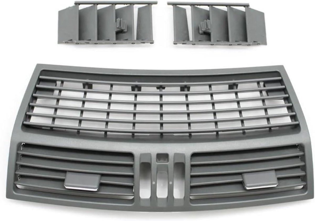 Airco Ventilatierooster - Dashboard Ventilatie - Auto Interieur - Verbeterde Luchtstroom - Set van 1 - Grijs