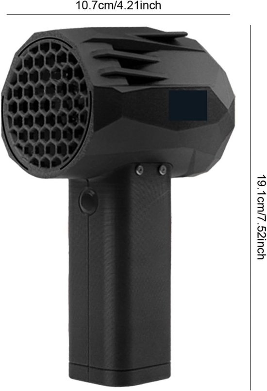 Luchtblazer Elektrisch - Handventilator Turbo - Stof Verwijderen - Borstelloze Motor - 240 km/u - One Color — afbeelding 5