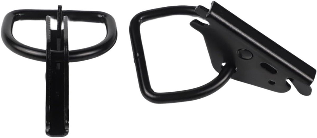 10-pack D-ring veilige ankers voor E-Track systemen, zware stalen cargo spanringen met 2500 pond WLL voor aanhangwagens, pick-up trucks, bestelwagens en motorfietsen