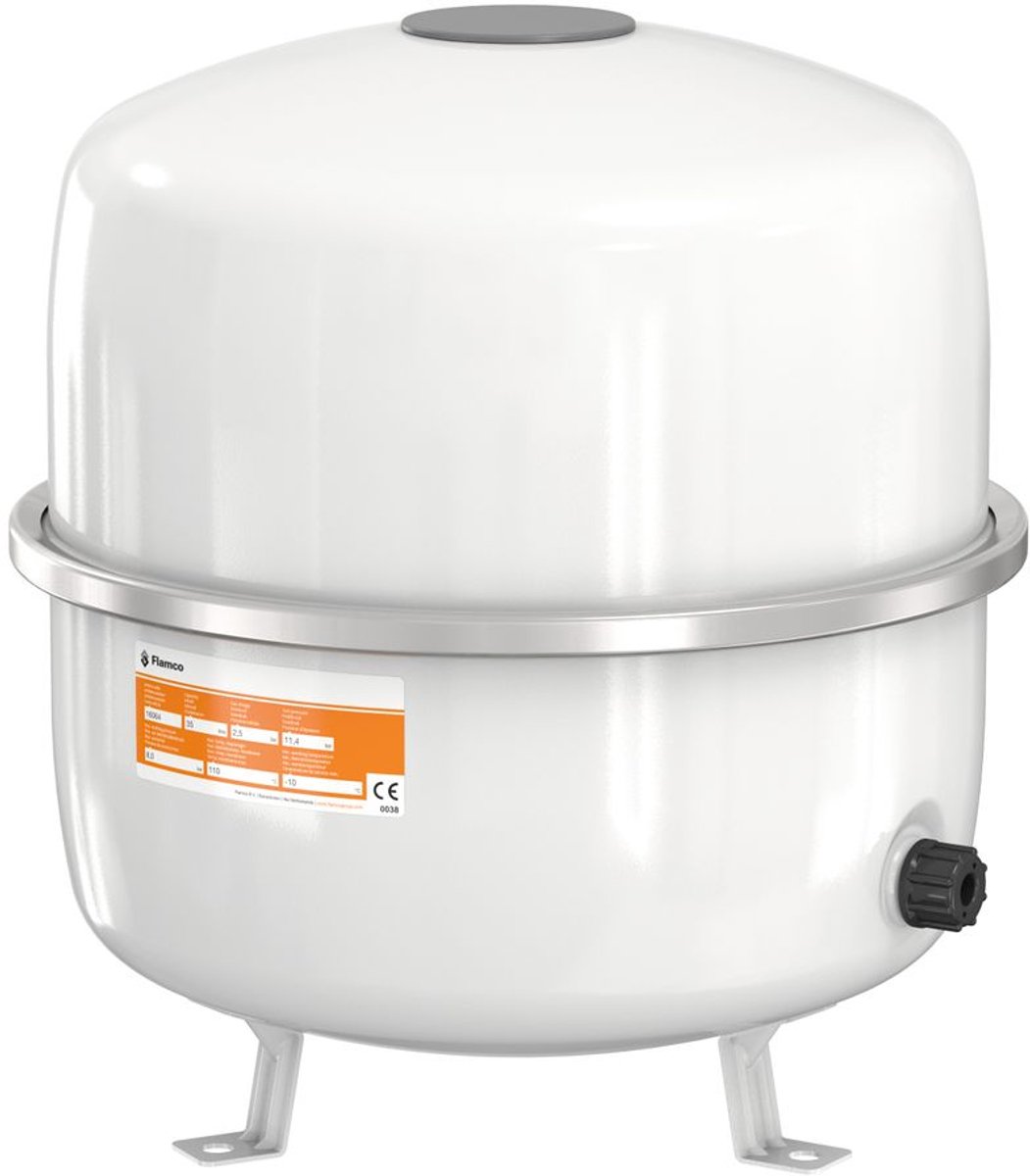 Flamco Expansievat Flexcon Solar 50 L/2,5 bar (8 bar) wit, 16065