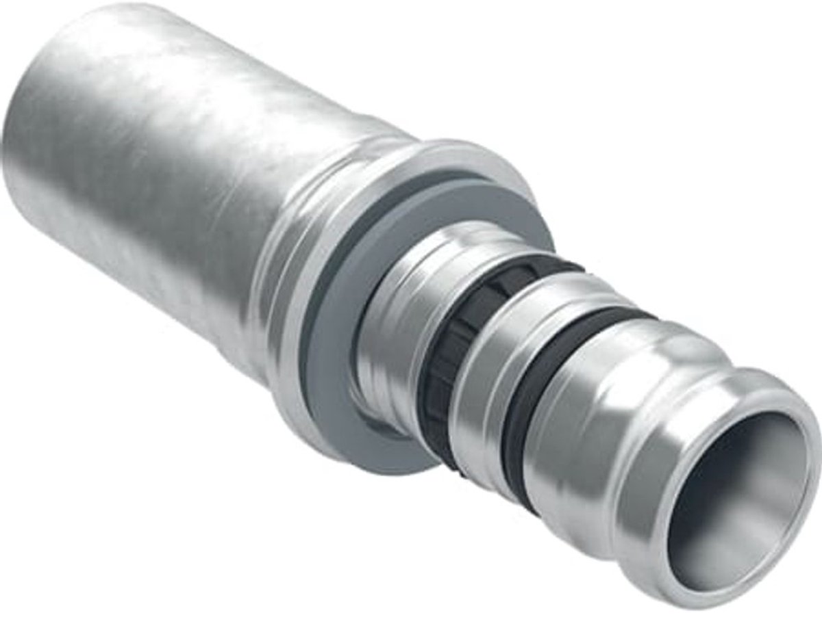 Geberit Mapress roestvrij staal Mepla overgang naar Geberit Mapress, met insteekeinde, NPW, DN 25, 604.510.00.5