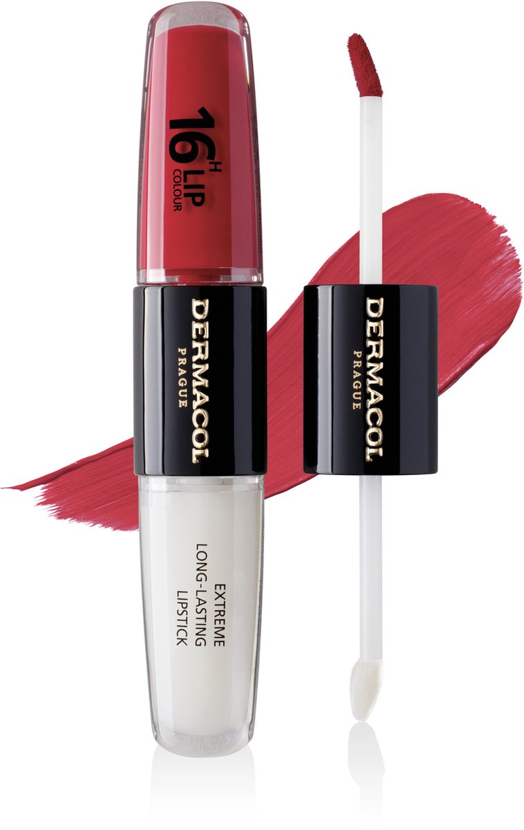 Dermacol 16-Uur Liptint- Glossy Lipbalm- Kusvast - Hoog gepigmenteerd - Hydraterend - Diverse Kleuren