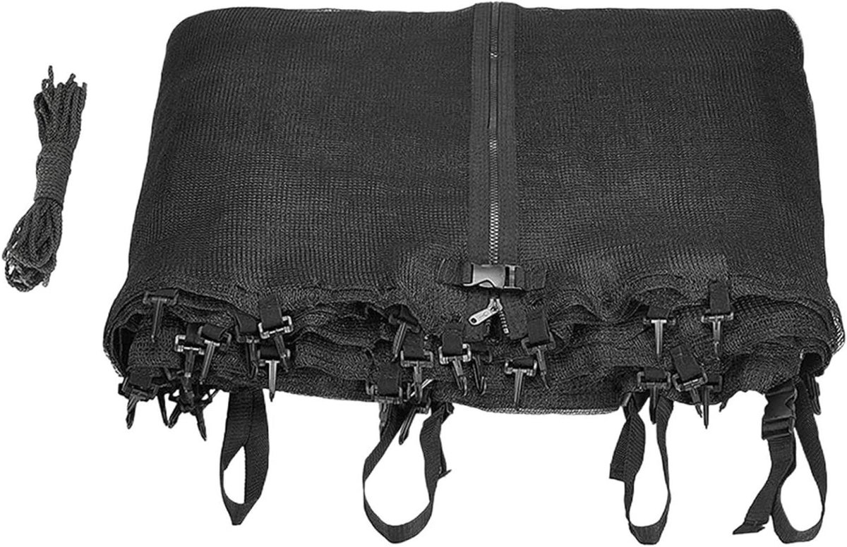 Trampoline Veiligheidsnet - Trampoline Mesh - Veilig Springen - Universeel Passend - 183 cm Diameter - Zwart