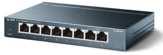 TP-Link TL-SG108 - Netwerk Switch - Unmanaged - 8 poorten