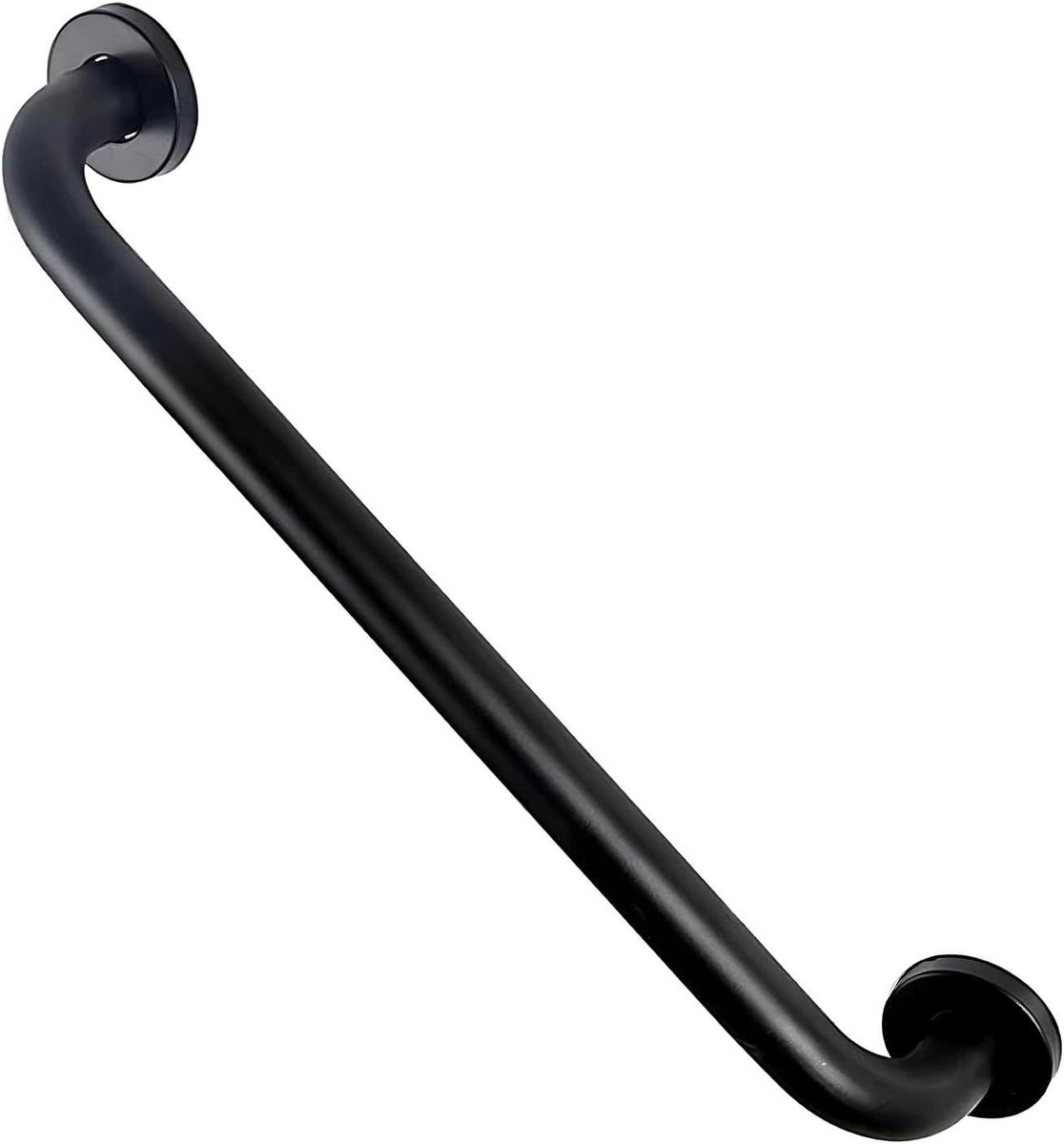Balance Assist veiligheidshandgreep voor in bad, antislip handgreep van 304 roestvrij staal, zwarte handgreep voor badkuip, toilet, keuken, slaapkamer en douche (60 cm)