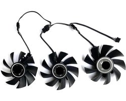 75MM 4PIN GTX1060 GPU Cooler Graphics Fan for GTX 1060 GTX 1070Ti GTX 1080 GTX 1050 RX2060 Graphics Card Fans