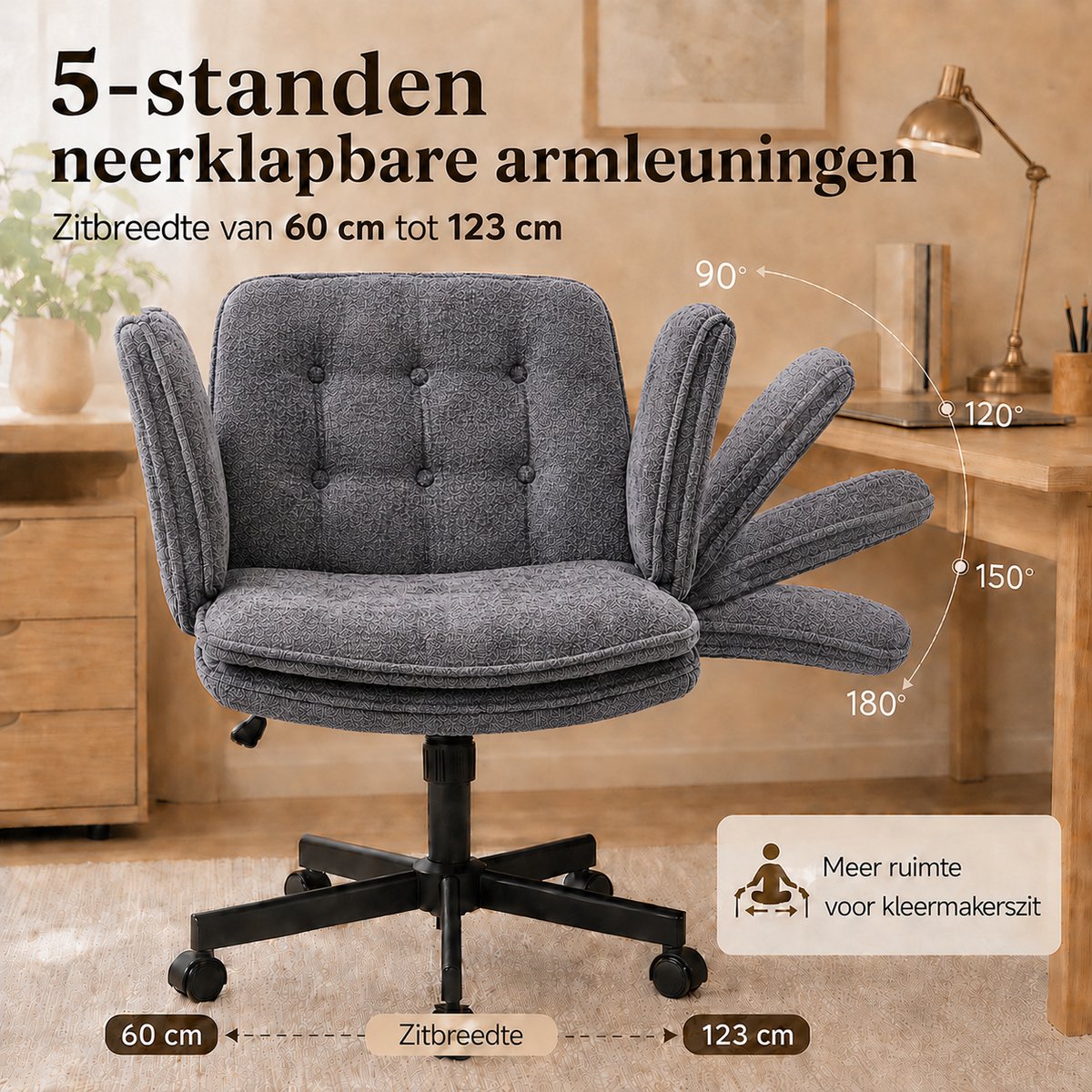 3AIQ Ergonomische Bureaustoel thumbnail 2