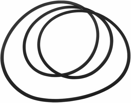 Aandrijfriem - Maaierriem - Grasmaaier Onderhoud - Duurzaam Rubber - 104 Inch Lengte - Zwart — afbeelding 3