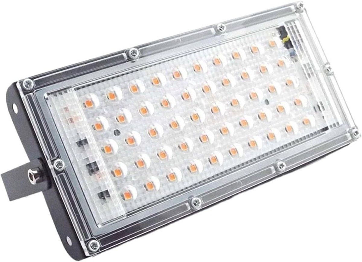 Plantenlamp - Kweeklamp LED - Planten Groei - Volledig Spectrum - 50W - Zwart