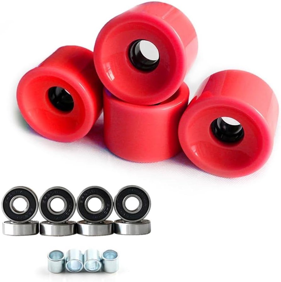 Skateboard Wielen Set Longboard Wielen Straat Skatepark Gebruik Stof en Vuilbestendig 70x51mm 78A