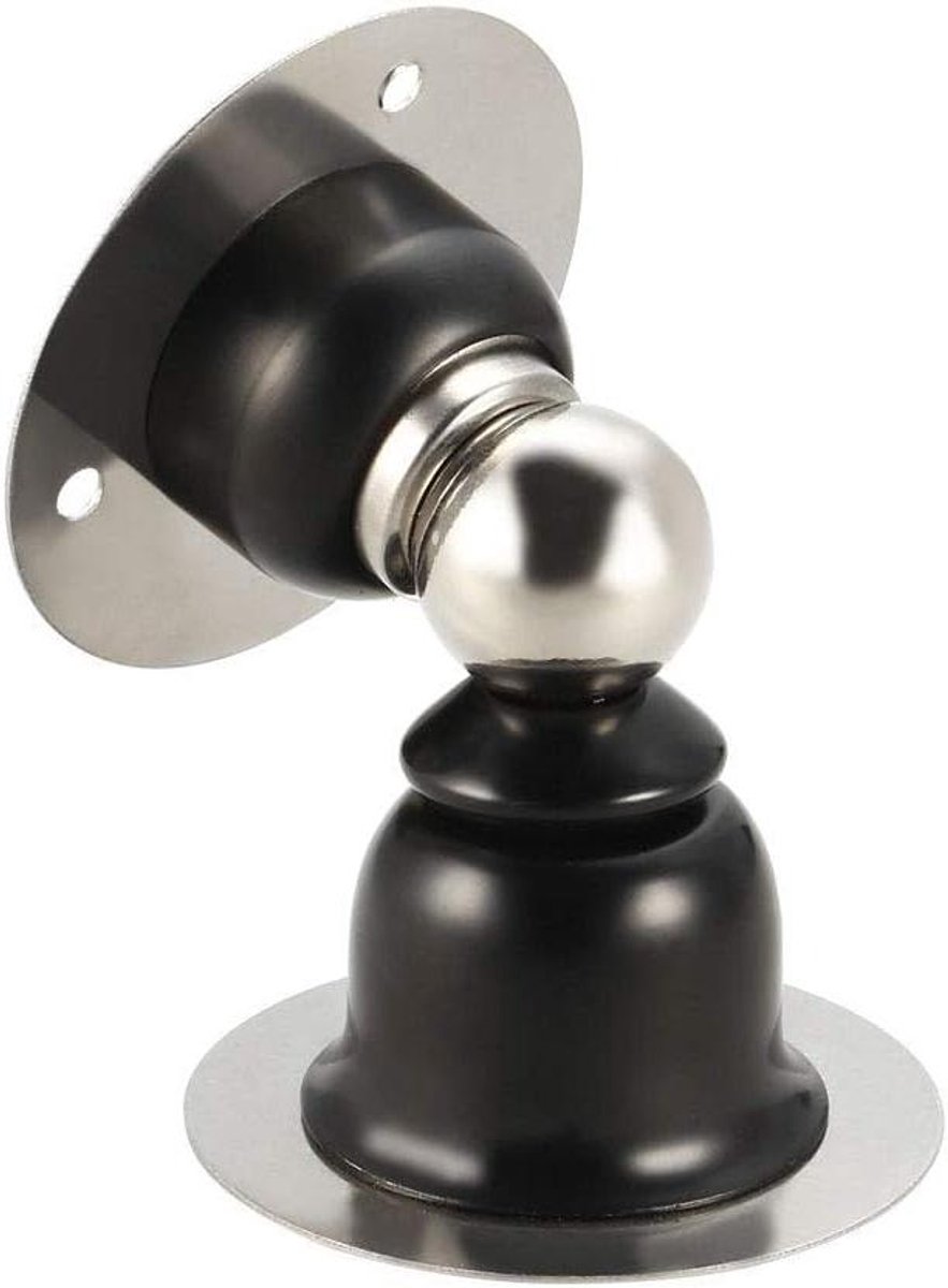 Magnetische Deurstopper - Deurvanger Deurhouder - Deur Open Houden - Sterke U-vormige Magneet - 3 stuks - Zwart