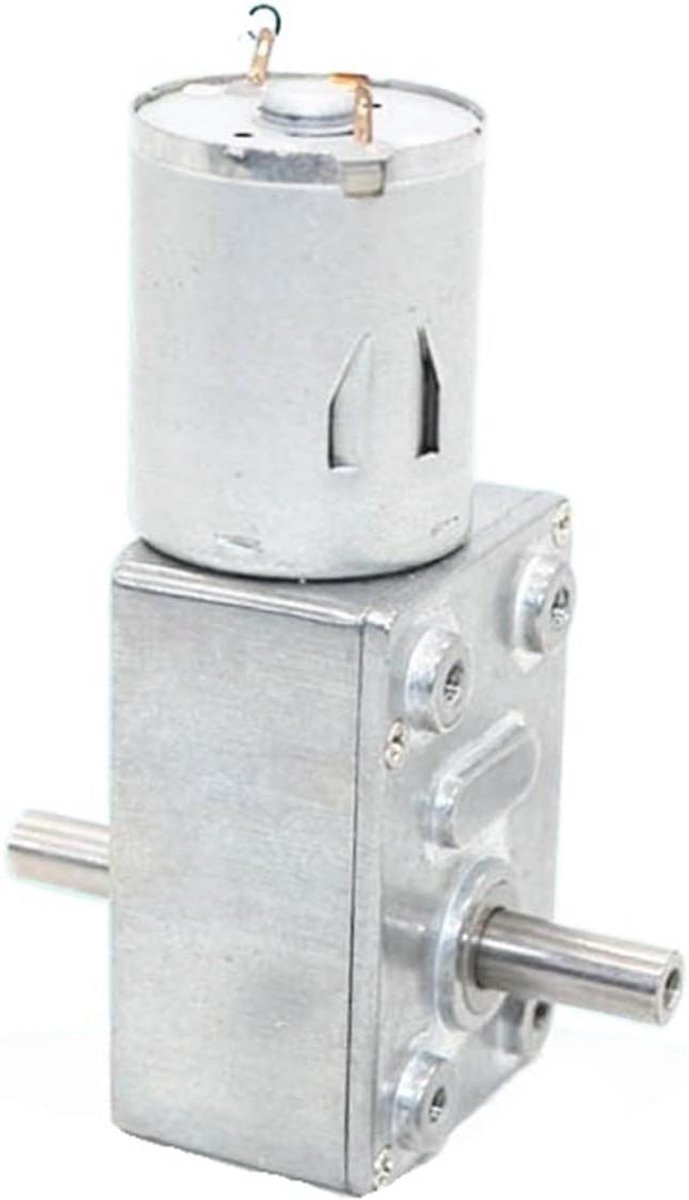 Transmissiemotor - Elektrische motor - Projecten aandrijven - Hoog koppel - 30x20x10 cm - Zilver