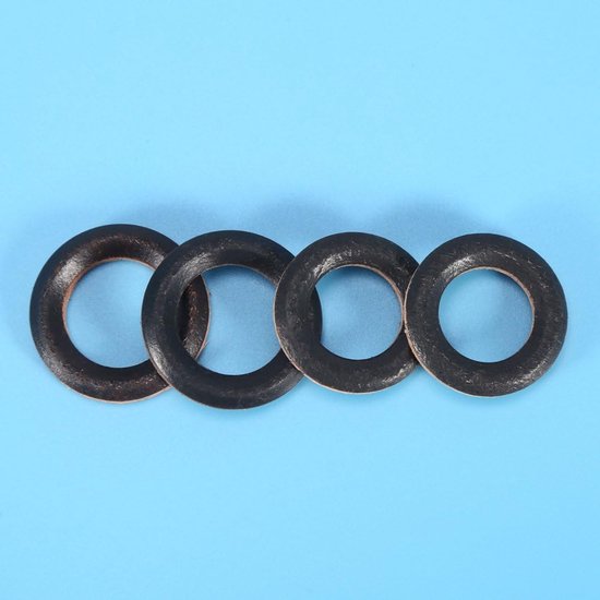 Pomp Reparatie Kit - Sproeier Onderdelen - Airless Verfspuit - Complete Afdichtringen - Compact Formaat - Zwart — afbeelding 2