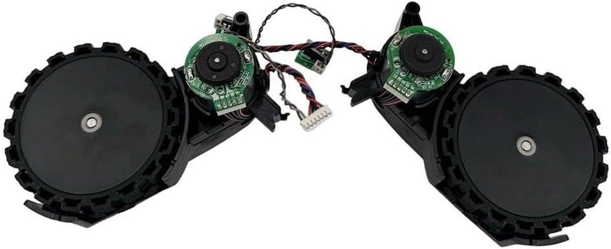 Robot Stofzuiger Wielen - Reserveonderdelen - Robot Onderhoud - Anti-wirwar Structuur - 2 Stuks - Zwart