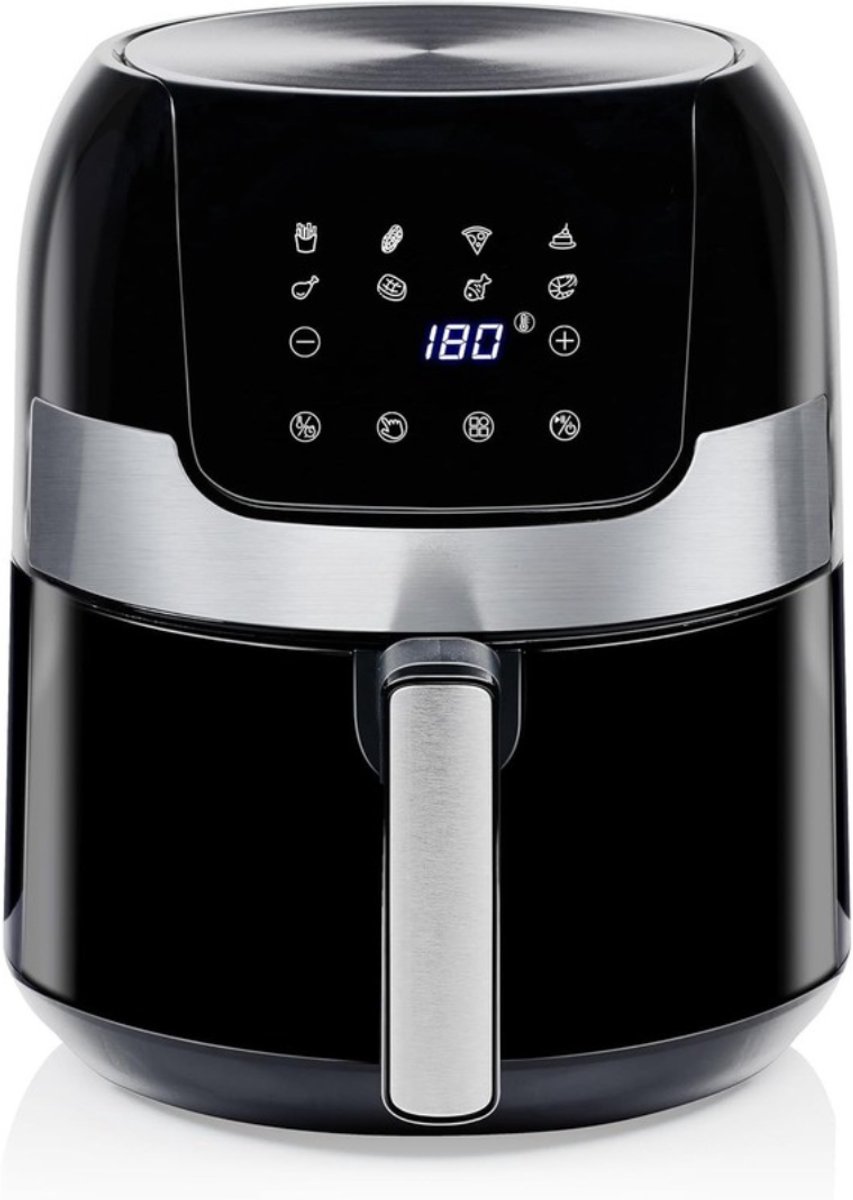 QUOVO® Heteluchtoven - Oven - Airfryer Oven - Zwart - 28cm x 33cm x 36cm