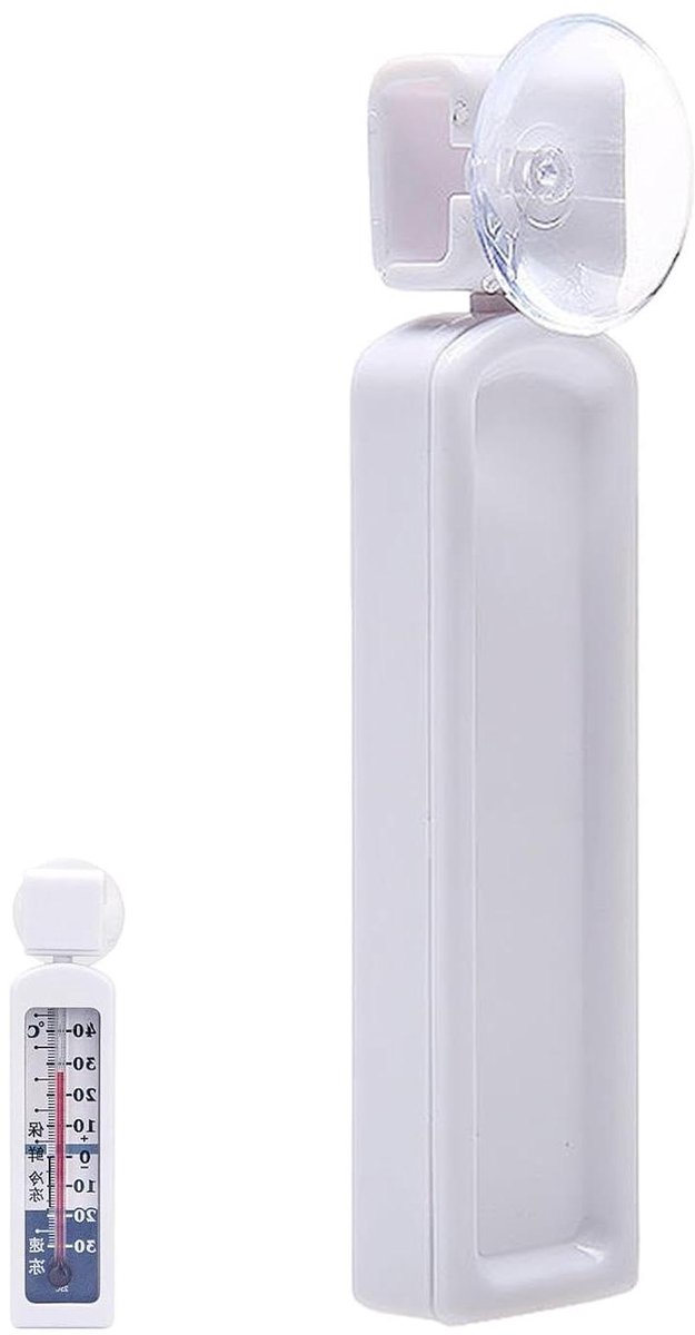 Koelkast Thermometer - Vriezer Meter - Voedsel Bewaren - Nauwkeurige Meting - 9 cm - Wit