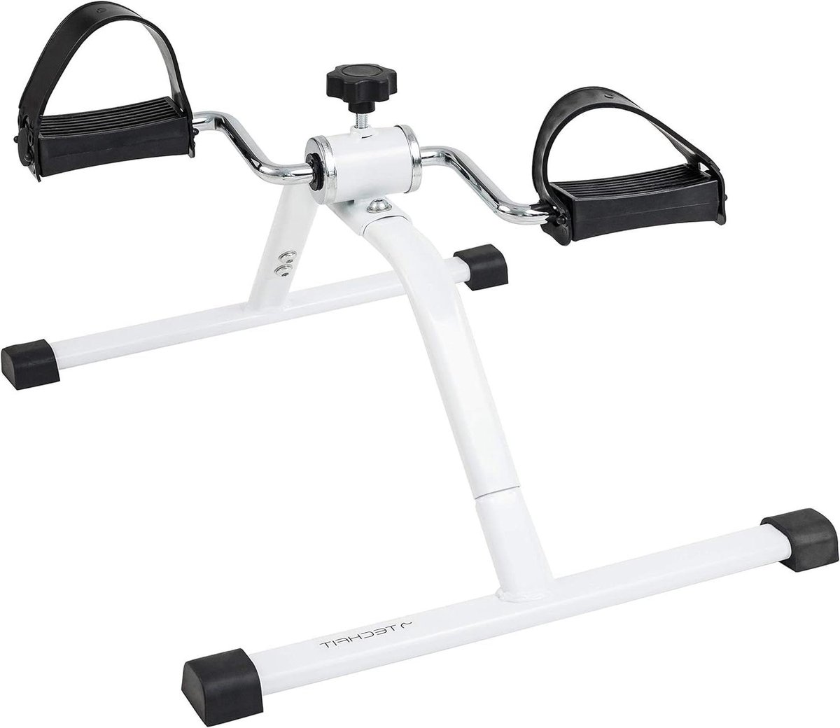 Trainingspedaal - Mini Hometrainer - Thuis Trainen - Handmatige Intensiteit - 50 x 40 x 30 cm - Wit
