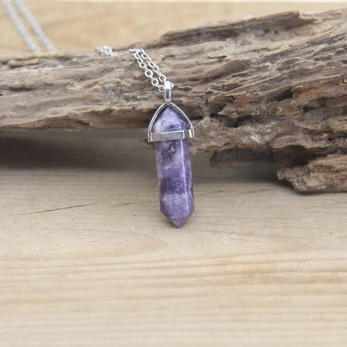 Natuursteen Hangers - Edelsteen Pendels - Sieraden Maken - Handgemaakt Uniek - 8-9x39-42mm