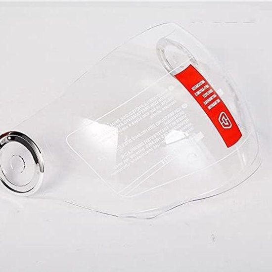 Motorhelm Vizier - Zonnevizier Lens - Veilig Rijden - Heldere Bescherming - Standaard Maat - Transparant