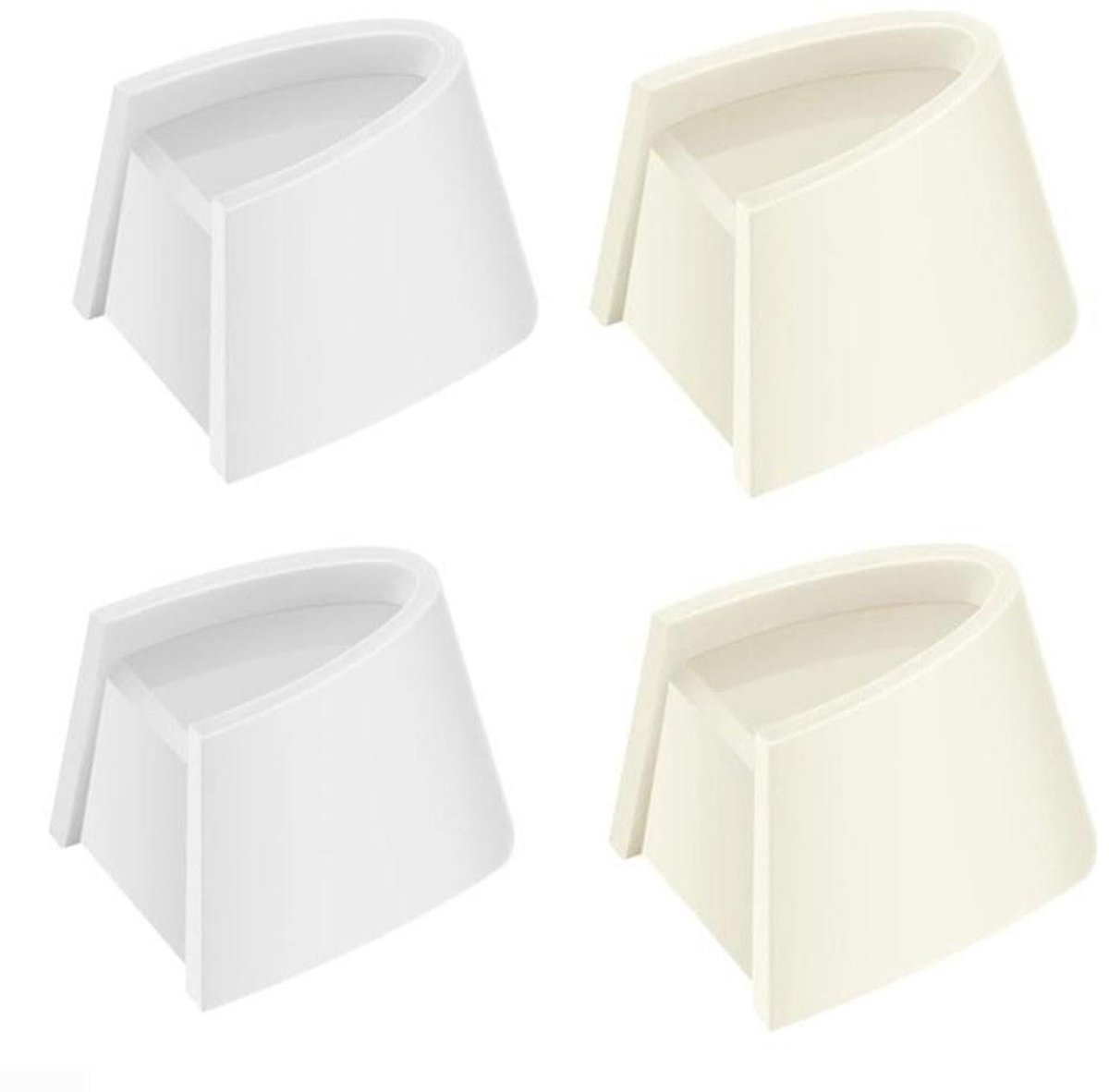 Dimmer Vervangingsknoppen - Schuifregelaars - Licht en Snelheid - Compacte Precisie - 4 Stuks - Beige