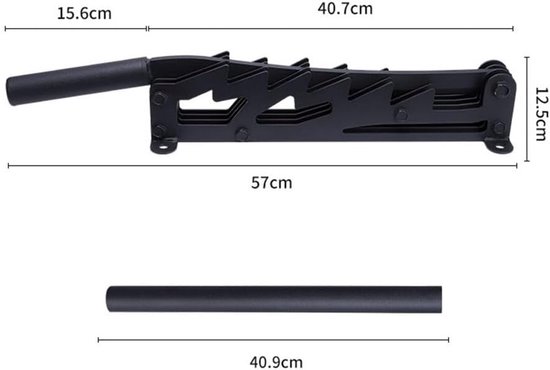 Handmatige Houtklover - Wandsplitser Brandhout - Brandhout Splijten - Afneembare Handgreep - Compact Ontwerp - Niet gespecificeerd — afbeelding 3
