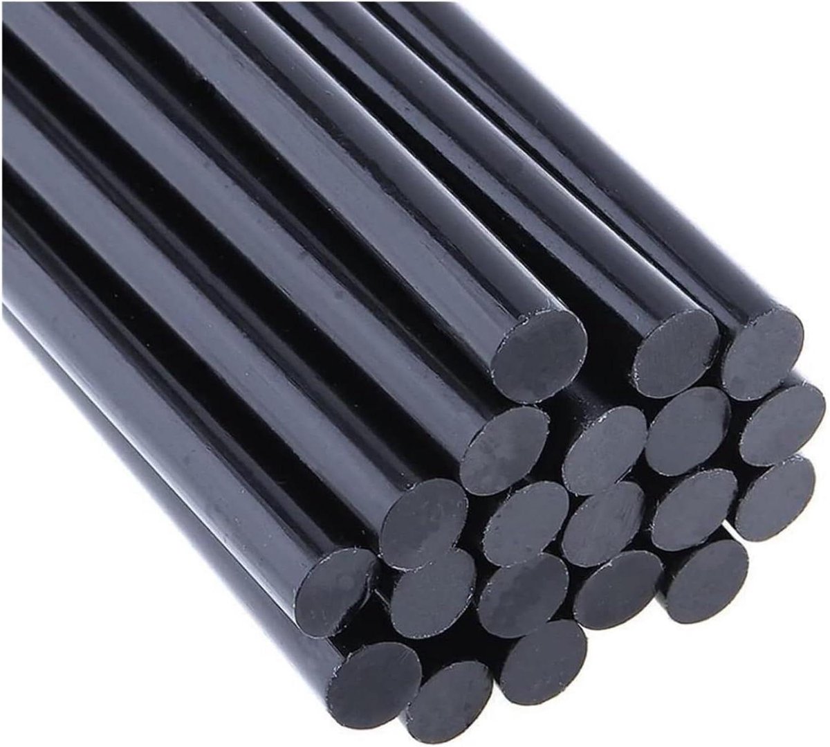 Lijmsticks Zwart - Hotmelt Lijm - Handwerk Fixeren - Snelle Hechting - 7mm x 100mm - Zwart