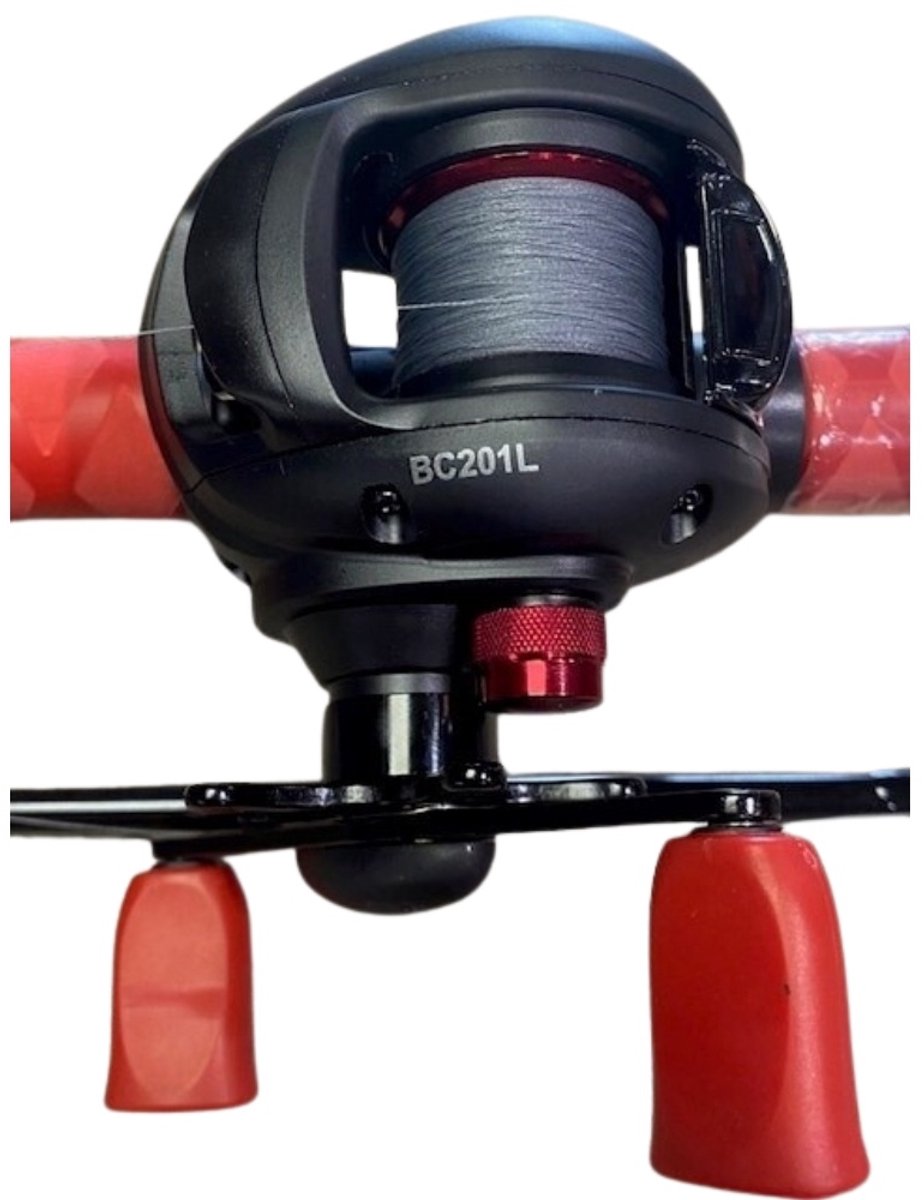 Albatros Linkshandige baitcast reel molen BC201L | 6.4:1 | 3+1 lagers | 20-60 g