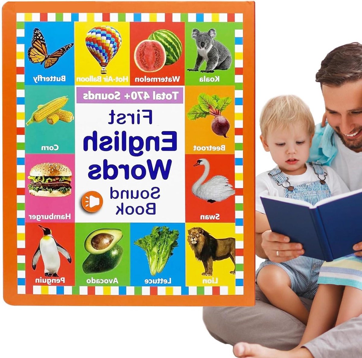 Woordenboek Boek - Leerboek Engels - Taal Leren - Interactief Sprekend - 29 cm - Kleurrijk