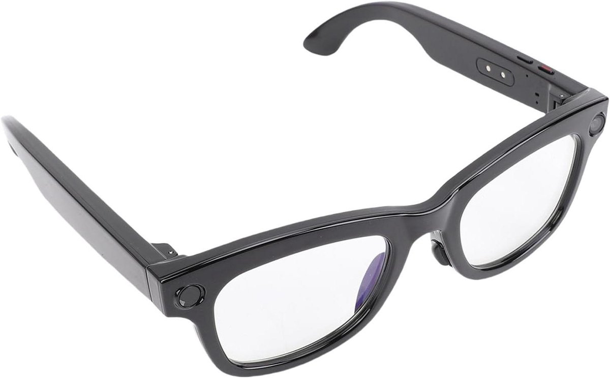 Slimme Camera Bril - Interactieve Bril - Realtime Vertaling - 5MP Groothoekcamera - 26 Talen - Zwart