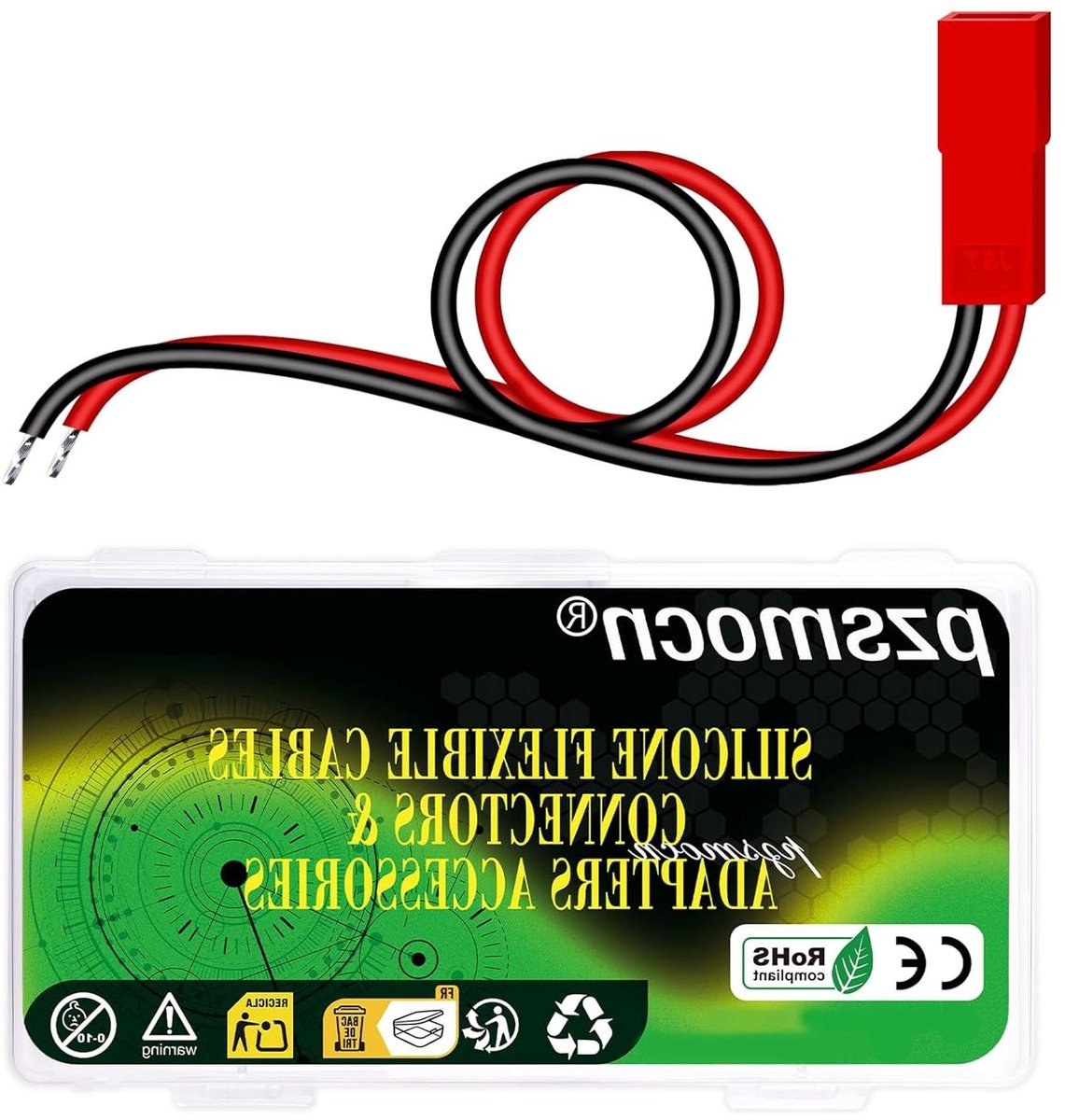 Kabel Sets - Verbindingskabels - Elektronica Projecten - Zuiver Koper - 20 cm Lengte - Zwart