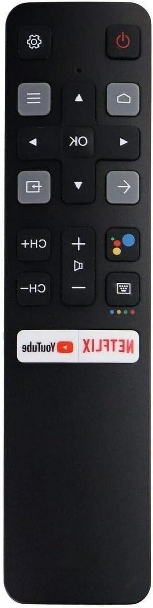 TV Afstandsbediening - Universele Controller - TV Bediening - Directe Werking - 10 Meter Bereik - Zwart
